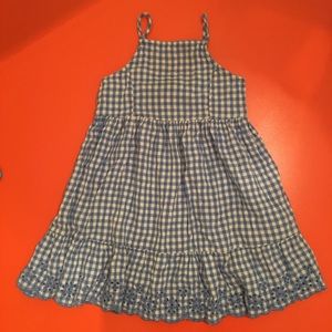 OLD NAVY girls gingham Dorothy dress